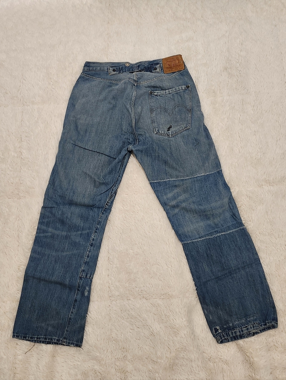 Levis Vintage Clothing LVC 1890 501 Bandit Selvedge Jeans - Picture 3 of 5